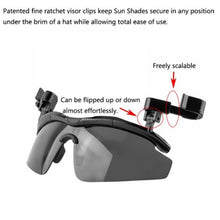 Load image into Gallery viewer, Clip on Cap Polarized Sunglasses