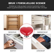 Load image into Gallery viewer, Hjerteformet toalettknapp