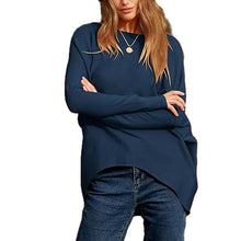 Load image into Gallery viewer, Women's Irregular Oversized Dolman Sleeve Knitted Pullover