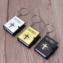 Load image into Gallery viewer, Mini Bible Cross Keychain