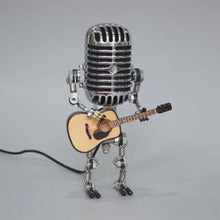 Load image into Gallery viewer, Retro mikrofon Robot USB