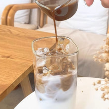 Load image into Gallery viewer, Square Drinking Cup with Lid &amp; Straw