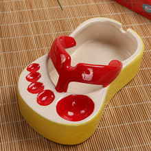 Load image into Gallery viewer, Funny Slippers-Mini Fries Plate &amp; Ashtray