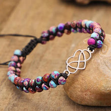 Load image into Gallery viewer, For barnebarn - For du er alltid i mitt armbånd med perler