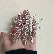 Load image into Gallery viewer, Christmas Snowflake Ornaments