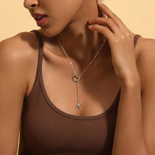 Load image into Gallery viewer, Letter Heart Design Pendant Necklace