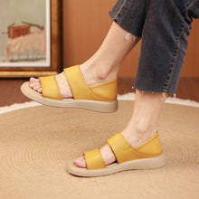 Load image into Gallery viewer, Thick Sole Women's Stylish Leather Sandals