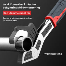 Load image into Gallery viewer, Multifunksjonell selvlåsende justerbar skiftenøkkel