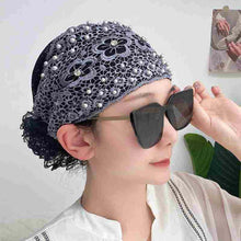 Load image into Gallery viewer, Women's Floral Lace Headwrap