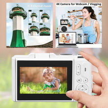 Load image into Gallery viewer, 64 million pixel high-definition flip-screen digital camera