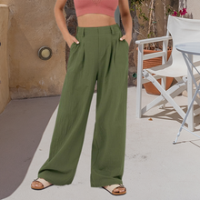 Load image into Gallery viewer, High-Waisted Wide Leg Pants