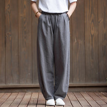 Load image into Gallery viewer, Casual Cotton Hemp Trousers