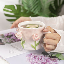 Load image into Gallery viewer, 3D Flower Coffee Mug
