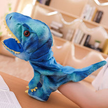 Load image into Gallery viewer, Plush dinosaurhånddukker