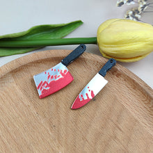 Load image into Gallery viewer, Halloween Scary Bloody Knife Ornament