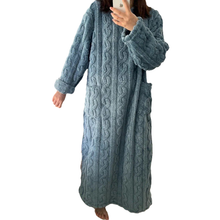 Load image into Gallery viewer, Winter Coral Velvet Home Clothes