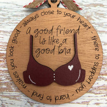 Load image into Gallery viewer, Funny Christmas Bra Ornament