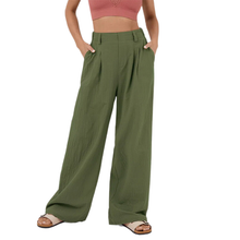 Load image into Gallery viewer, High-Waisted Wide Leg Pants