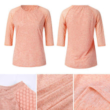Load image into Gallery viewer, Magoloft ™ Lace Stitching Round Neck Cropped T-Shirt