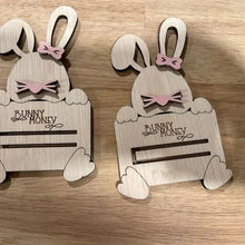 Load image into Gallery viewer, Personalized Cute Easter Bunny Money Holder