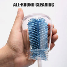 Load image into Gallery viewer, Silicone 360-degree Pacifier Cleaning Brush Set