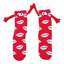 Load image into Gallery viewer, Couple Love Magnet Holding Hands Socks