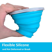 Load image into Gallery viewer, Silicone Collapsible Travel Cup