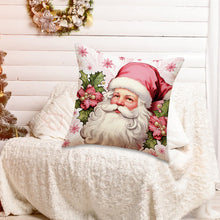 Load image into Gallery viewer, Pink Christmas Pillow Covers