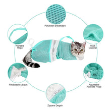 Load image into Gallery viewer, Multi-Functional Cat Grooming &amp; Bathing Mesh Bag