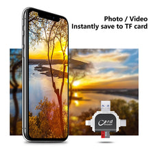Load image into Gallery viewer, Multi-Port 4 in1 Universal SD TF Card Reader