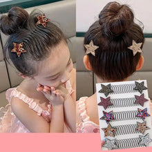 Load image into Gallery viewer, Rhinestone Star Broken Hair Comb