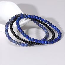 Load image into Gallery viewer, Amethyst Stress Relief Beaded Bracelet
