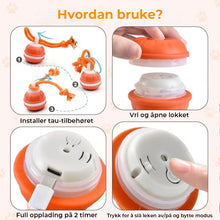 Load image into Gallery viewer, Interaktiv smart rullende ball for kjæledyr