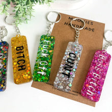 Load image into Gallery viewer, Swear Word Keychain