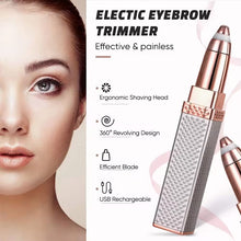 Load image into Gallery viewer, 4 In 1 Facial Electric Shaver For Women, Full Body Epilator Rechargeable Eyebrow Nose Bikini Hair Trimmer