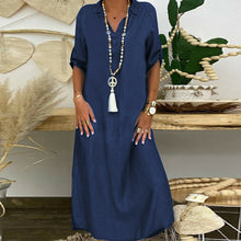 Load image into Gallery viewer, Women's Plain Denim Dress