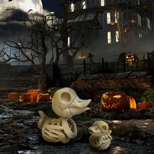 Load image into Gallery viewer, Halloween Skeleton Duck Decor