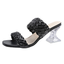 Load image into Gallery viewer, Crystal High-heeled Slippers