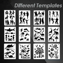Load image into Gallery viewer, Fast Draw Stencil Art Templates (12 Sheets/Set)
