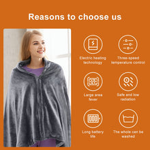 Load image into Gallery viewer, Heated Flannel Blanket