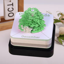 Load image into Gallery viewer, Tree House Paper Sculpture Calendar