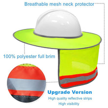Load image into Gallery viewer, Hard Hat Sun Shield