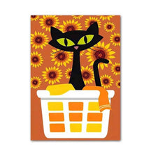 Load image into Gallery viewer, Katte kunsttrykk dekorasjonsmaleri