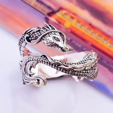 Load image into Gallery viewer, Silver Dragon Unusual Ring