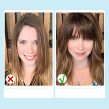 Load image into Gallery viewer, Sømløs 3D Clip-In Bangs hårforlengelse