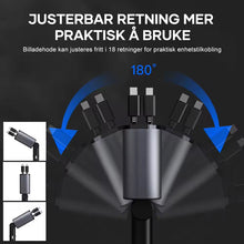 Load image into Gallery viewer, Hurtiglading Uttrekkbar Bil Lader