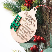 Load image into Gallery viewer, Heavenly Chair Christmas Memorial Charm