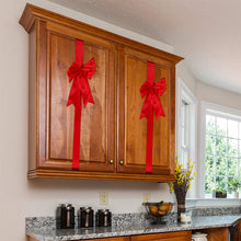 Load image into Gallery viewer, Christmas Door Bow Ribbon Decoration