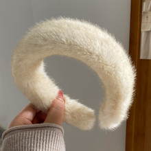 Load image into Gallery viewer, Warm Faux Mink Plush Headband