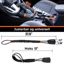 Load image into Gallery viewer, Rattlås, universell tyverisikringsenhet for bil med 2 nøkler
